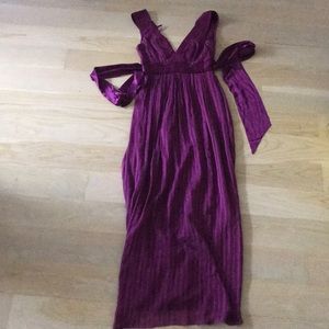 BCBG purple formal dress